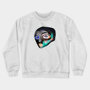 ABSTRACT FACE Crewneck Sweatshirt